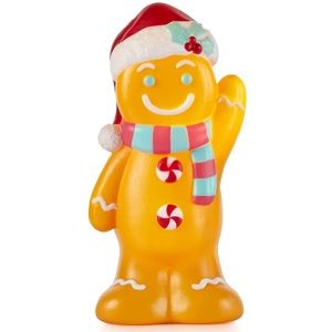 Holiday Time LED Plastic Gingerbread Man Tabletop Decor, 11"